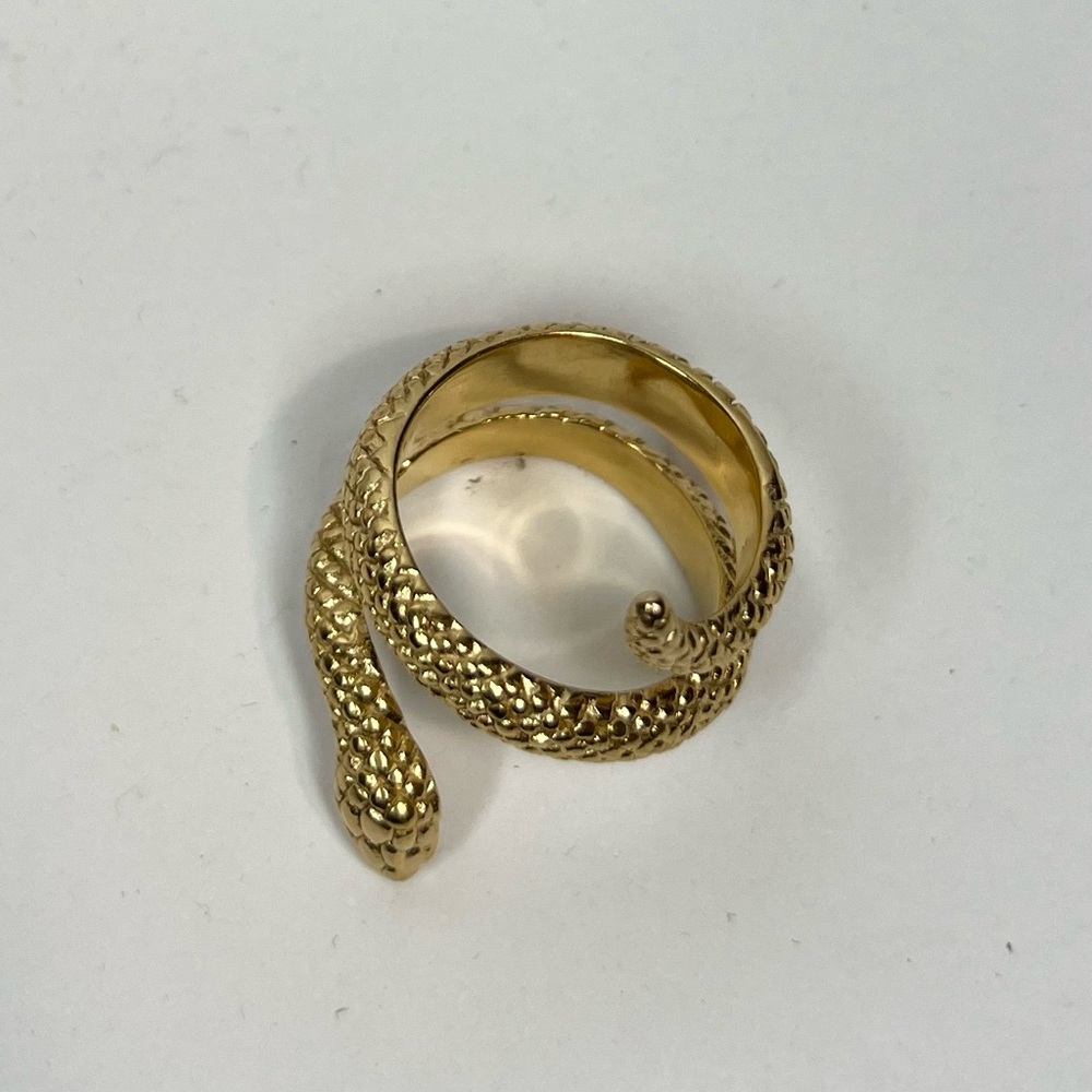 Stainless steel snake ring